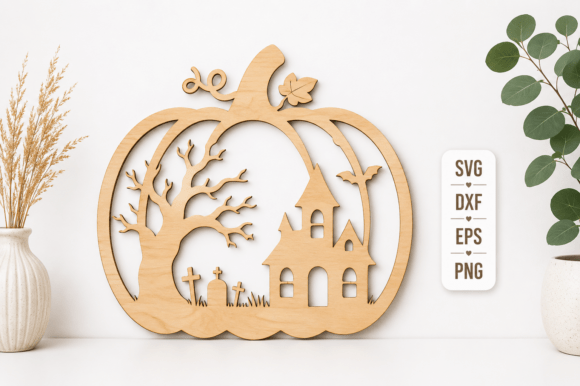 Create H1 From Haunted House Pumpkin Laser Cut SVG MAXIMUM 60 CHARACTERS with Rules Natural, not keyword stuffing, Plain text title only, no list, no explanation, no quotes, no markdown