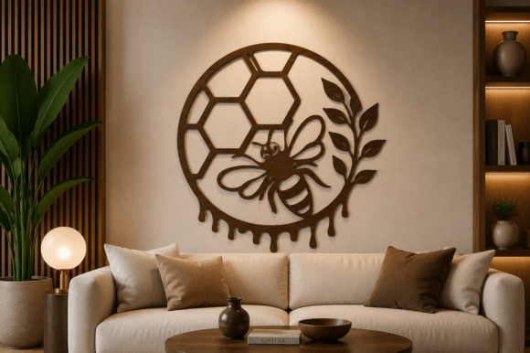 Create Stunning Wall Art with a Bee SVG Laser Cut File