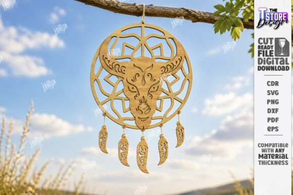 Dream Catcher Laser Cut | Boho SVG | CNC